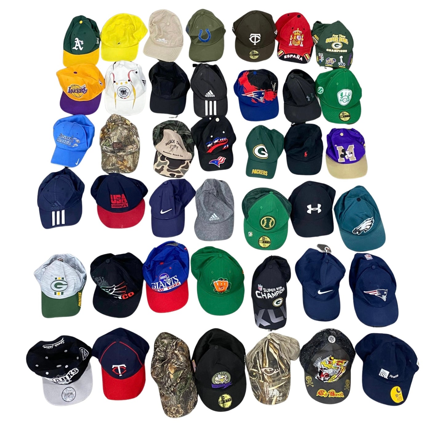 50x Vintage/Branded Caps