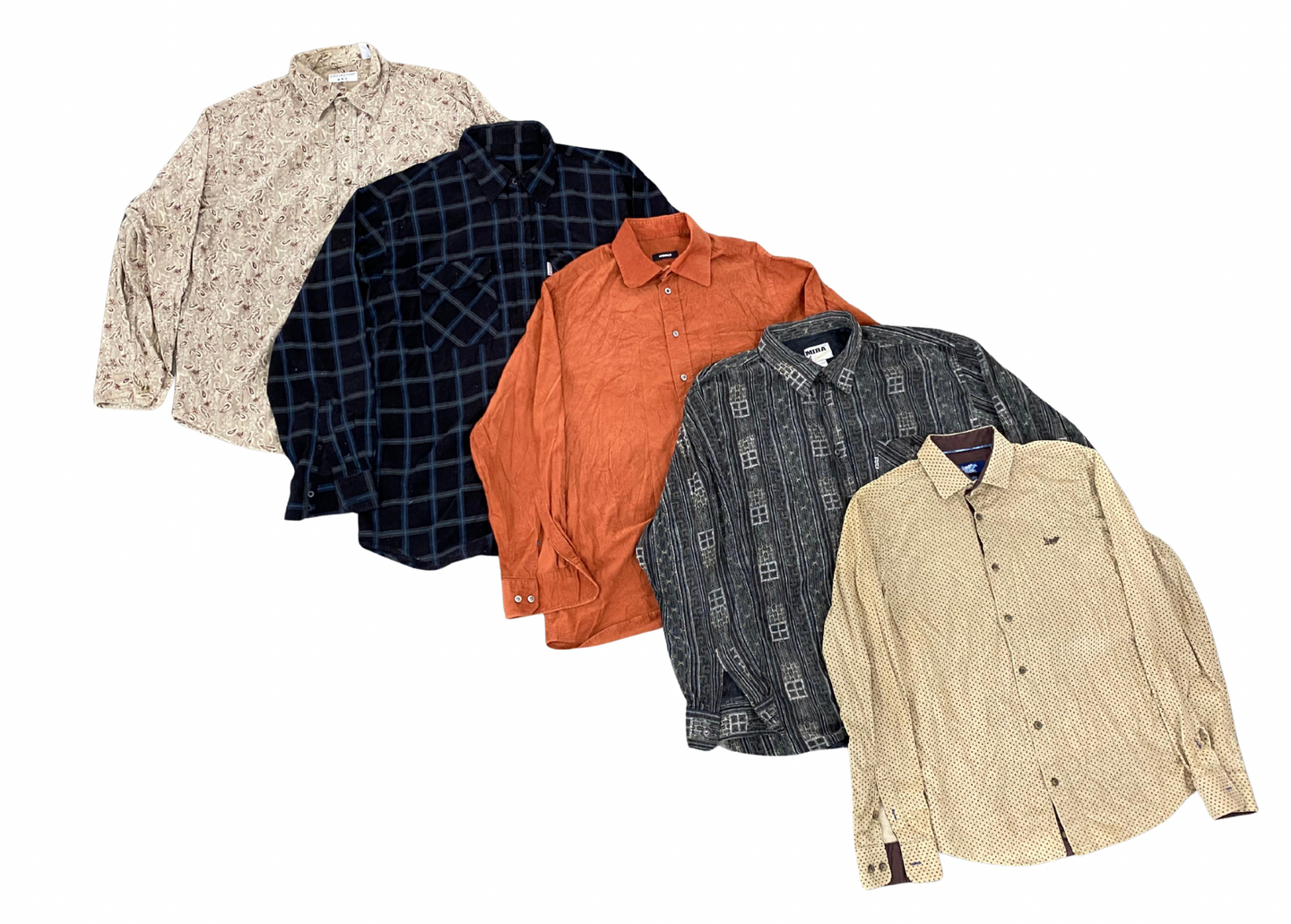 50x Men Corduroy Shirts